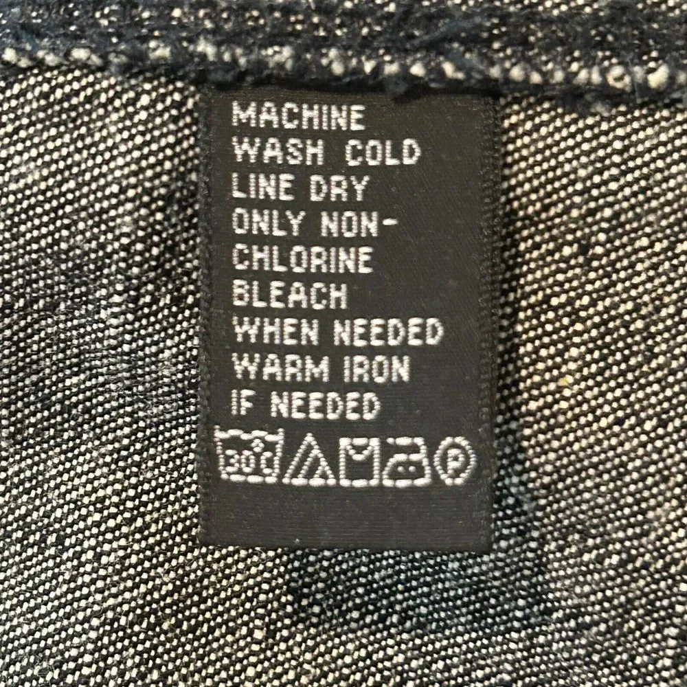 Polo Jeans Ralph Lauren Cotton Black Denim Jacket Size XS
